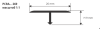 PCRA 05W 269 Т-образный профиль PROCOVER WOOD 26 мм, алюминий ламин, цвет светлый дуб, длина 2700 мм