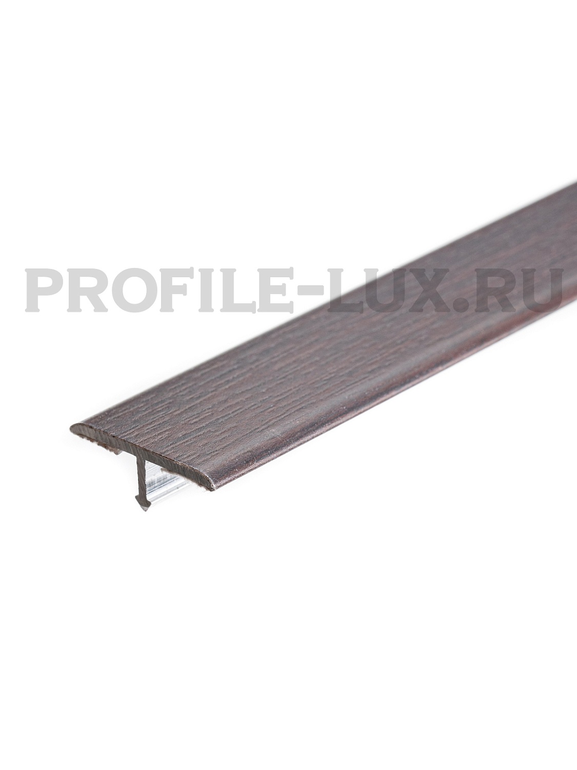 PCRA 10W 269 Т-образный профиль PROCOVER WOOD 26 мм, алюминий ламин, цвет венге, длина 2700 мм