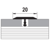 ЛС 10.2700.054 Т-образный профиль 20х8,5мм, алюминий окрашенный, цвет клён северный, длина 2700 мм